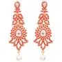 Touchstone Indian Bollywood paisley Rhinestone designer bridal jewelry earrings for women in antique gold tone Touchstone Indian Bollywood paisley Rhinestone designer bridal jewelry earrings for women in antique gold tone