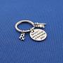 BAUNA Pharmacy Tech Keychain Pharmacist Gift Be Nice I Am in Charge of The Happy Pills Funny Pharmacy Student Gift Pharmacy Shool Graduation Gift