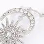 HSWE Statement Rhinestone Drop Earrings for Women Star Moon Burst Crystal Dangle Earrings wedding Party Jewelry HSWE Statement Rhinestone Drop Earrings for Women Star Moon Burst Crystal Dangle Earrings wedding Party Jewelry