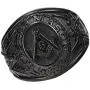 Oakky Jewelry Mens Stainless Steel Domineering Vintage Freemason Masonic Rings Oakky Jewelry Mens Stainless Steel Domineering Vintage Freemason Masonic Rings