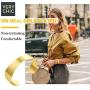 FindChic Wide Cuff Bracelet for Women 18K Gold Plated Tapered Cut/Wave/Evil Eye Adjustable Open Plain Chunky Statement Bangles for Girls