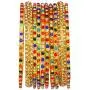 JDZ COLLECTION Indian Bangles Set Jewelry Bollywood Glass Bangles Womens Red Multi Cubic Zircon Wedding Fashion Jewelry Kada Set Costume Partywear Bangles