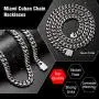 WESTMIAJW Mens Miami Cuban Link Chain Necklace Jewelry,Stainless Steel/Black/Gold,12/14mm Width,45/50/55/60/65/70/75cm WESTMIAJW Mens Miami Cuban Link Chain Necklace Jewelry,Stainless Steel/Black/Gold,12/14mm Width,45/50/55/60/65/70/75cm