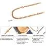 555Jewelry Curve Curb Solid Link Durable Stainless Steel Metal Chain Necklace 555Jewelry Curve Curb Solid Link Durable Stainless Steel Metal Chain Necklace