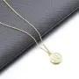 HOTIE Constellation Necklace for Women Girls - 18K Gold Plated Dainty Round Pendant Necklace Jewelry Gift HOTIE Constellation Necklace for Women Girls - 18K Gold Plated Dainty Round Pendant Necklace Jewelry Gift