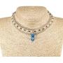BlueRica Braided Hemp Cord Choker Necklace with Puka Shells and Flip Flop Pendant