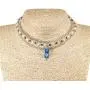BlueRica Braided Hemp Cord Choker Necklace with Puka Shells and Flip Flop Pendant