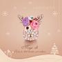 FOREVER QUEEN Deer Bead Elk Head Charms fit for Pandora Bracelets 925 Sterling Silver with Cubic Zirconia Jewelry