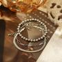 9 PCS Gold Chain Necklaces and Bracelets Set for Women Girls Dainty Link Paperclip Chokers Necklaces Bracelets for Christmas Birthday Gifts