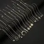 TOBENY 25 PCS Layered Choker Necklace for Women Multiple DIY Choker Chain Pendant Y Necklaces Adjustable Multilayer Necklace Set TOBENY 25 PCS Layered Choker Necklace for Women Multiple DIY Choker Chain Pendant Y Necklaces Adjustable Multilayer Necklace Set