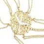 Lux Accessories BFF Best Friends Forever Pizza Pie Slice Necklace Set (8PC) Lux Accessories BFF Best Friends Forever Pizza Pie Slice Necklace Set (8PC)