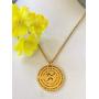 Uncle Seal Softball Necklace for Girls - Father to Daughter Pendant Gift Jewelry - Gold Laser Engraved Charm from Dad