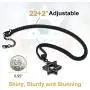 ChainsPro Magen David Star Pendant with Chain-55+5CM Adjustable, 316L Stainless Steel/Gold Plated (Send Gift Box) ChainsPro Magen David Star Pendant with Chain-55+5CM Adjustable, 316L Stainless Steel/Gold Plated (Send Gift Box)