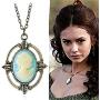 4 Pcs The Vampire Diaries Set Katherine Daywalking-Bronze Cameo Beauty-Damon-Bonnie Bennett Family Pendant Necklace For Girls Women Cosplay Jewelry