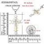 YL Cross Necklace for Men Stainless Steel Crucifix Pendant Rolo Chain Jewelry YL Cross Necklace for Men Stainless Steel Crucifix Pendant Rolo Chain Jewelry