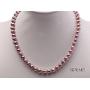 JYX Pearl Necklace Set AAA Quality 7-8mm Round Freshwater Cultured Pearl Necklace and Earings Set