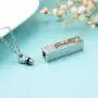Cat Eye Jewels Memorial Cremation Ash Urn Bar Pendant Necklace for Ashes Holder Keepsake with Funnel Kit Cat Eye Jewels Memorial Cremation Ash Urn Bar Pendant Necklace for Ashes Holder Keepsake with Funnel Kit