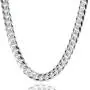 Sterling Silver 4.5mm Miami Cuban Curb Link Chain Necklace for Men Women Sterling Silver 4.5mm Miami Cuban Curb Link Chain Necklace for Men Women