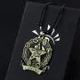 KANGSHUN JoJo Bizarre Adventure Golden Wind Necklace Jewelry - JoJo Stand Arrow Requiem Arrow Pendant with Gift Box, Professional Quality, for Boys Girls KANGSHUN JoJo Bizarre Adventure Golden Wind Necklace Jewelry - JoJo Stand Arrow Requiem Arrow Pendant with Gift Box, Professional Quality, for Boys Girls