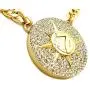 GWOOD 5 Percenter 7 Star Gold Color Pendant with 18 Inch Cuban Necklace GWOOD 5 Percenter 7 Star Gold Color Pendant with 18 Inch Cuban Necklace