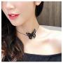 Black Butterfly Chokers Necklace for Women Girls, Gothic Lace Black Choker Jewelry