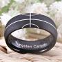 Cloud Dancer Sand Blasted 100% Tungsten Carbide Ring Black Sporty Basketball Pattern Domed Design Mens Wedding Band Ring Engagement Party Jewelry