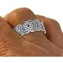 US Jewels Mens 0.925 Sterling Silver Irish Celtic Endless or Love Knot Ring Band US Jewels Mens 0.925 Sterling Silver Irish Celtic Endless or Love Knot Ring Band