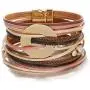 KSQS Multi-Layer Leather Wrap Cuff Bracelet, Boho Wide Braided Buckle Bracelets for Women, Waterproof Leather Wristband Bangles KSQS Multi-Layer Leather Wrap Cuff Bracelet, Boho Wide Braided Buckle Bracelets for Women, Waterproof Leather Wristband Bangles
