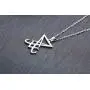 PJ Jewelry Sigil of Lucifer Pendant Satanic Symbol Stainless Steel Seal of Satan Necklace,Free 20'' Chain PJ Jewelry Sigil of Lucifer Pendant Satanic Symbol Stainless Steel Seal of Satan Necklace,Free 20'' Chain
