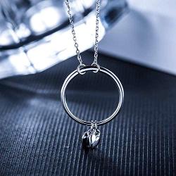 CHICLOVE Aunt and Niece Gift The Love Between Aunt & Niece is Forever Sterling Silver Necklace Aunt Niece Jewelry