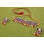 Touchstone Indian Bollywood Gorgeous Intricate Workmanship Mughal White Colorful Rhinestone Crystal Wedding Designer Jewelry Choker Necklace Set in Gold and Silver Tone for Women.