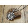 XUANPAI Stainless Steel Inverted Pentagram Satanic Sabbatic Goat Lucifer Wiccan Pewter Pendant Seal of Satan Sigil of Lucifer Necklace for Men Women