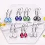 YL Dangle Drop Earrings Sterling Silver Teardrop Leverback Earrings Ruby/Sapphire/Emerald/Amethyst/Aquamarine/Opal/Pink Black Cubic Zirconia Jewelry Gifts for Moms YL Dangle Drop Earrings Sterling Silver Teardrop Leverback Earrings Ruby/Sapphire/Emerald/Amethyst/Aquamarine/Opal/Pink Black Cubic Zirconia Jewelry Gifts for Moms
