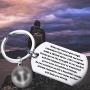 FUSTMW Inspirational Keychain Encouragement Gift Graduation Gift Motivating Jewelry Gift for Him Her Life’s Roughest Storms Prove The Strength of Our Anchors