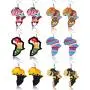 YZstyle 6 Pairs Wooden Earrings African Map Jewelry Ethnic Style Geometric Personalized Earrings Colorful Painted Lightweight Dangle Drop Earrings Natural Wooden Bohemian Statement Earrings YZstyle 6 Pairs Wooden Earrings African Map Jewelry Ethnic Style Geometric Personalized Earrings Colorful Painted Lightweight Dangle Drop Earrings Natural Wooden Bohemian Statement Earrings