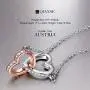 QIANSE I love you 3000 times Mothers Day Necklace for Women Crystal from Austria Jewelry Gift Box Packing Christmas Birthday Gifts (Yellow) QIANSE I love you 3000 times Mothers Day Necklace for Women Crystal from Austria Jewelry Gift Box Packing Christmas Birthday Gifts (Yellow)