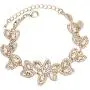 mecresh Flower Teardrop Earring and Bracelets Silver/Gold/Champagne Bridal Jewelry Sets for Women mecresh Flower Teardrop Earring and Bracelets Silver/Gold/Champagne Bridal Jewelry Sets for Women