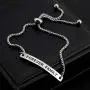 Forever Family Sentimental Message Faith Mantra Cuff Bangle Pretty Bracelet for Loved Ones Forever Family Sentimental Message Faith Mantra Cuff Bangle Pretty Bracelet for Loved Ones