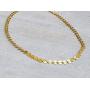 Zealmer 16 Gold Plated Coin Chain Multi Layer Choker Necklaces for Women