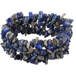 YACQ Gemstone Stretch Cuff Bracelet 5 Layer Braided Birthstone Celestial Chunky Chakra Bracelet Handmade Jewelry for Women Teen Girls 7.5''