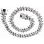JIAEN Cuban Link Chain for Men 16mm Diamond Cuban Link Chain 18K Gold/Platinum Plated Hip Hop Jewelry 18 20 24 Inch