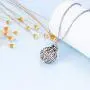 Vintage Hollow Flower Urn Necklace for Ashes Forever in My Heart Memorial Locket Pendant Jar Keepsake Cremation Jewelry