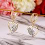 Gold Huggie Hoop Earrings for Women, Hypoallergenic S925 Sterling Silver Post 14K Gold Plated Sunburst Drop Spike Butterfly Star Turquoise Dangle Small CZ Huggie Hoop Earrings Jewelry Gifts for Women