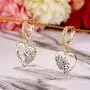 Gold Huggie Hoop Earrings for Women, Hypoallergenic S925 Sterling Silver Post 14K Gold Plated Sunburst Drop Spike Butterfly Star Turquoise Dangle Small CZ Huggie Hoop Earrings Jewelry Gifts for Women