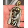Huge 3'' Solid 925 Sterling Silver Iced Jesus Piece Pendant - Mens - Great for Any Chain! Large Hip HOP Style Huge 3'' Solid 925 Sterling Silver Iced Jesus Piece Pendant - Mens - Great for Any Chain! Large Hip HOP Style