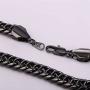 U7 Franco Curb Chain, Miami Cuban Necklace,3/4.5/6/9MM Width,Stainless Steel Jewelry for Men Women, Gold Plated/Black/Rose Gold/Silver Color, Length 14-30 Inch, Gift Packed