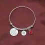 KUIYAI You are Braver Than You Believe Awareness Bracelet with Birthstone Inspirational Jewelry Gifts for Women Girls