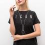 welbijoux Necklaces for Women Heart Pendant Long Sweater Layered Y Statement Lariat Silver Rose Gold Chain Necklace with Gifts Box