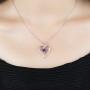 Caperci Classic Sterling Silver Heart Pendant Necklace - Best Christmas Day Necklace for Mom / Wife