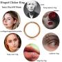 Jstyle 9Pcs Stainless Steel Helix Cartilage Tragus Stud Earring Hoops for Women Grils CZ Barbell Piercing Earrings Stud Piercing Jewelry